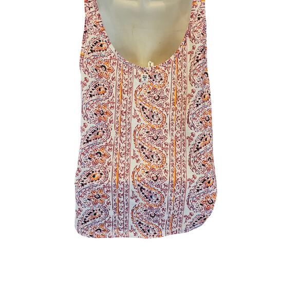 Billabong sz M lightweight soft stretch Aztec boho beach tank top EUC y2k 90s - Picture 2 of 6